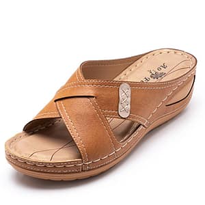 Sandales compensées confortables pour femmes - DartyShoes