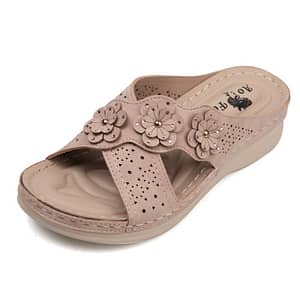 Sandales confortables avec motif fleurs - DartyShoes