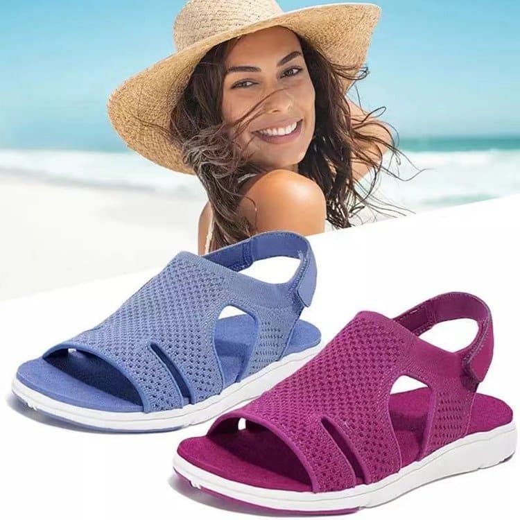 Sandales Confortables à Sangle Croisée Réglable - DartyShoes
